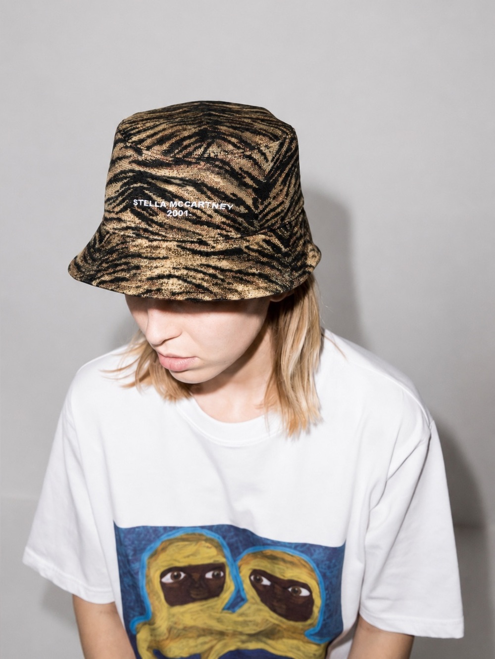 Stella McCartney 2001 Tiger Print Bucket Hat